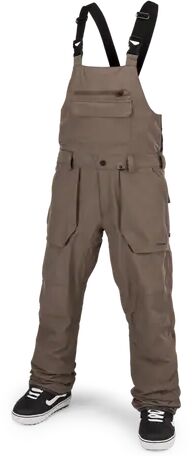 Volcom Roan Bib Overall (Dark Teak)