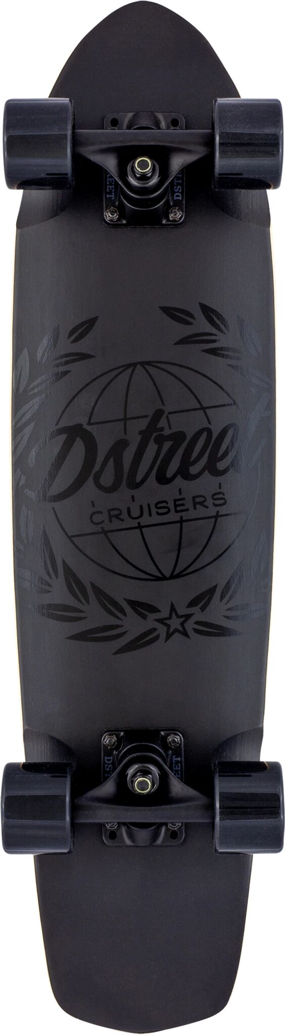 D-Street Atlas Cruiser, longboard 7.25&#34;x28&#34; BLACK