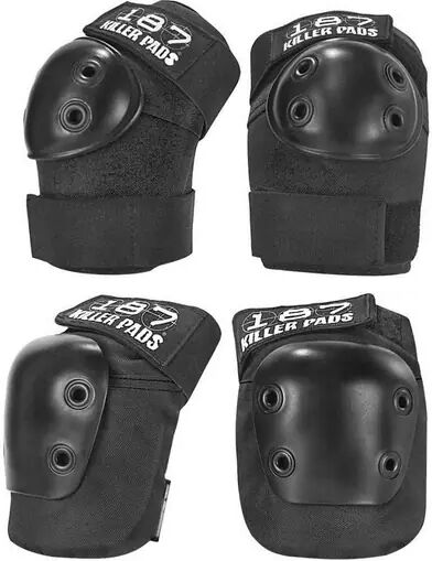 187 Killer Pads Knee And Elbow Combo Pack (Preto)