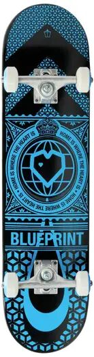 Blueprint Skate Blueprint Home Heart Completo (<span class="italic">Preto/Azul</span>)
