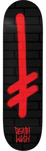 Deathwish Tábua De Skate Deathwish Gang Logo Bricks (Preto)