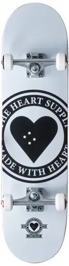Heart Supply Skate Completo Heart Supply Badge Logo (Badge White)