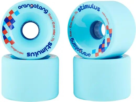 Orangatang Rodas Longboard Orangatang Stimulus 70mm Conjunto De 4 (Azul)