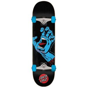 SANTA CRUZ 8.0" x 31.25" Skateboard Complete - Screaming Hand Full, Black