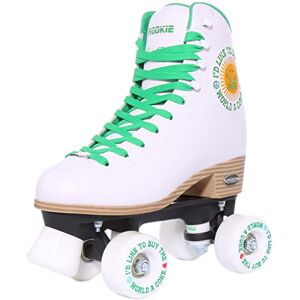 Rookie Rollerskates Roller Skates, Unisex, White (White), 39.5