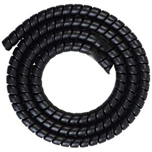 Booso Scooter Line Spiral Color Change Tube Protector 1M Length Winding Tubes for M365 Pro Accessories, Black