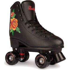 ROOKIE Rollerskates Roller Skates, Youth Unisex, Black (Black), 34