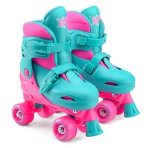 Toyrific Xootz Kids Quad Skates, Beginner Adjustable Roller Skates Girls, Pink