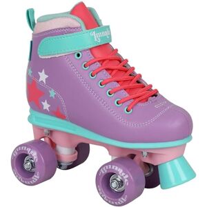 LMNADE Vibe Semi-Soft Vegan-Friendly Kids Recreational Roller Skates - Ideal Beginner Roller Boots for Girls. Suitable for Both Indoor and Outdoor Use Size - UK 6