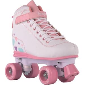 LMNADE Vibe Semi-Soft Vegan-Friendly Kids Recreational Roller Skates - Ideal Beginner Roller Boots for Girls. Suitable for Both Indoor and Outdoor Use Size - UK 5