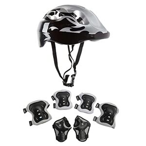 Helmet Protective Gear Set, Adjustable Helmet Set with Knee Elbow Wrist Pads, for 5-13 Year-Old Kids Boys Teens Skateboard Scooter, Astound