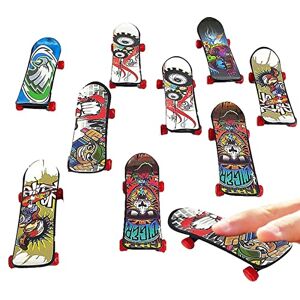 Anulely Finger Skateboard Toy,Chic Finger Skateboards For Kids - Finger Skateboard Toy Skateboard Finger Toys Set Skate Board Fingertip Movement Teen Adult Party Favor