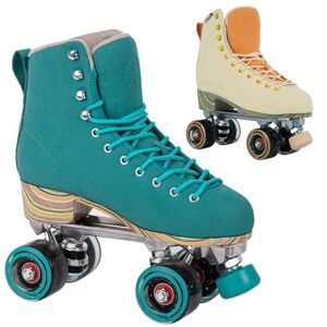 LMNADE Throwback Traditional Figure Skate Style Vegan-Friendly Roller Skates. Ideal Roller Boots for Girls and Women Suitable for Indoor & Outdoor Use Size - UK 5