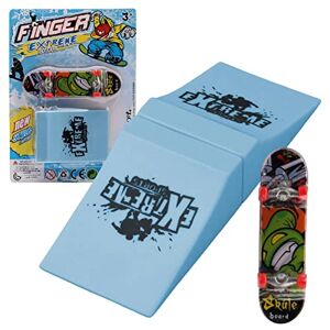 Raxove Finger Skate Boarding, Non-Slip Training Finger Coordination Fingerboard, Finger Boards Decks For Ramp Kit And Skatepark