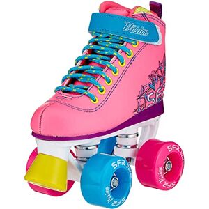 SFR Vision II Skates, Unisex Children, RS239, Multicoloured (Leopard), 35.5 EU