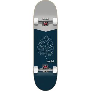 Aloiki Leaf Complete Skateboard (Blue)  - Blue;White - Size: 7.87
