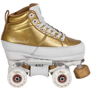 Chaya Kismet Barbiepatin Gold Roller Skates (Gold)  - Gold;White - Size: 7 EU