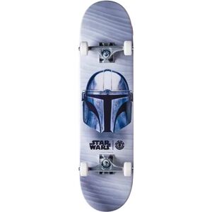 Element Star Wars Complete Skateboard (Mandalorian Beskar)  - Black;Silver - Size: 8