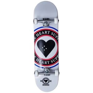 Heart Supply Insignia Complete Skateboard (White)  - White;Black;Blue - Size: 8.25