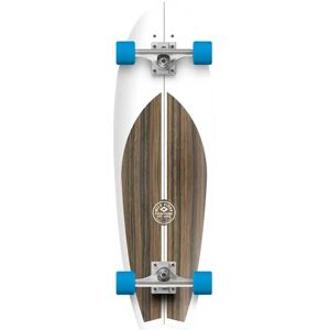 Hydroponic Fish Complete Cruiser Skateboard (Classic 2.0 White / Brown)  - White;Brown