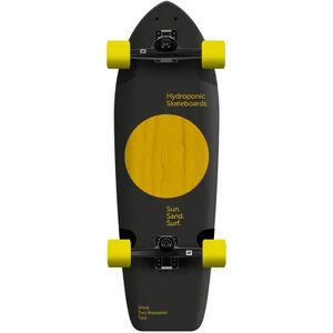 Hydroponic Square Complete Surfskate (Lunar Black/Yellow)  - Black;Yellow