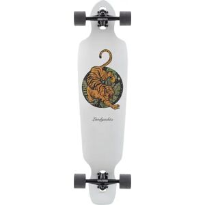 Landyachtz Battle Axe Complete Longboard (Paper Tiger)  - White;Yellow;Green