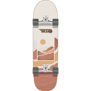 Long Island Surfskate (Sunny)  - White;Orange;Brown