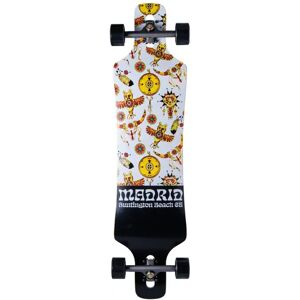 Madrid Spade Drop-Thru Complete Longboard (Totem)  - Black;White;Brown