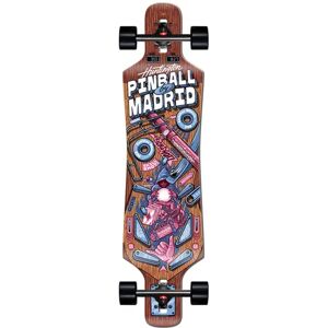 Madrid Spade Drop-Thru Complete Longboard (Pinball Wizard)  - Brown;Red;Blue