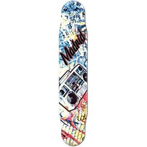 Madrid Fibreglass Longboard Deck (Boombox)  - Blue;Red