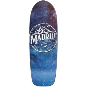 Madrid New Skateboard Cruiser Deck (Galaxy)  - Blue;Purple - Size: 9.5