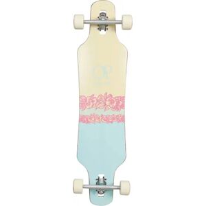 Ocean Pacific Island Complete Longboard (White)  - White;Teal;Pink
