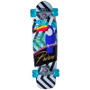 Prism Skipper Cruiser Skateboard (Fauna)  - Black;White;Teal