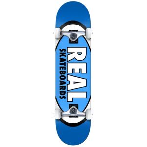 Real Classic Oval Complete Skateboard (Blue)  - Blue - Size: 7.75