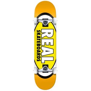 Real Classic Oval Complete Skateboard (Yellow)  - Yellow - Size: 7.5