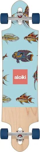 Photos - Skateboard Aloiki Freestyle Drop Complete Longboard  - Blue;Brown;Red(Aquarium)