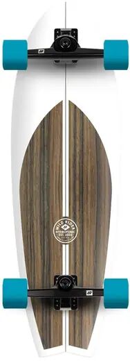 Photos - Skateboard Hydroponic Fish Complete Surfskate  - White;Bro(Classic 2.0 White / Brown)