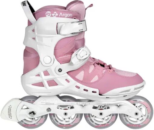 Photos - Roller Skates POWERSLIDE Phuzion Argon 80 Womens Inline Skates  - Pink;White - Siz (Rose)