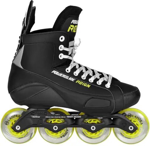 Photos - Ice Skates Reign Atlas 80 Roller Hockey Skates  - Black - Size: 10 EU (Black)