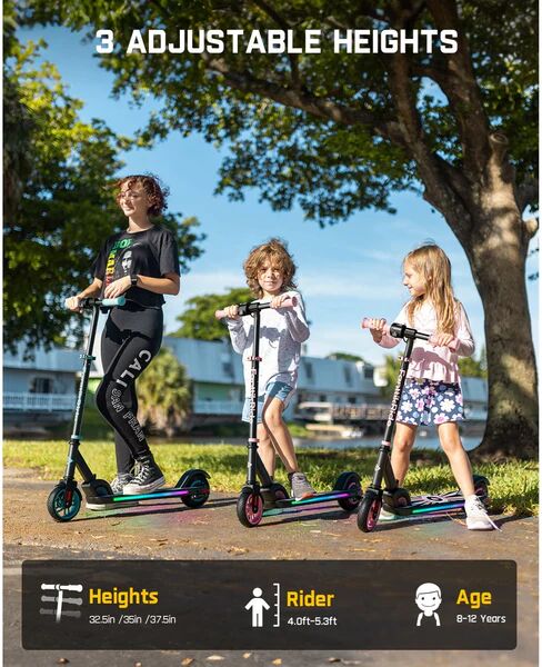 FanttikRide C9 Apex Electric Scooter for Kids Pink