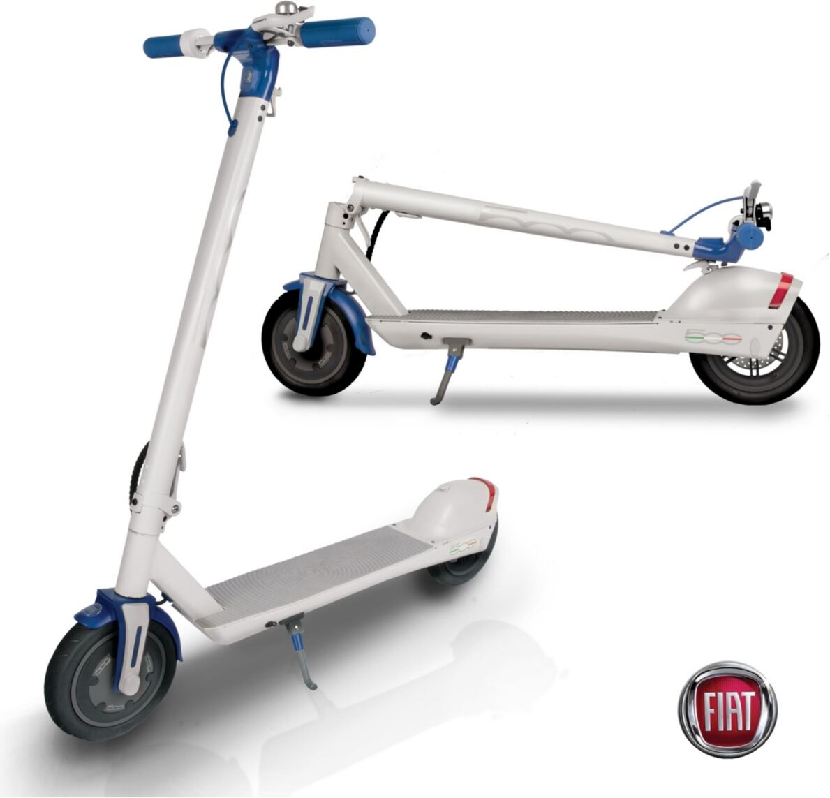 Fiat Folding Electric Scooter - White