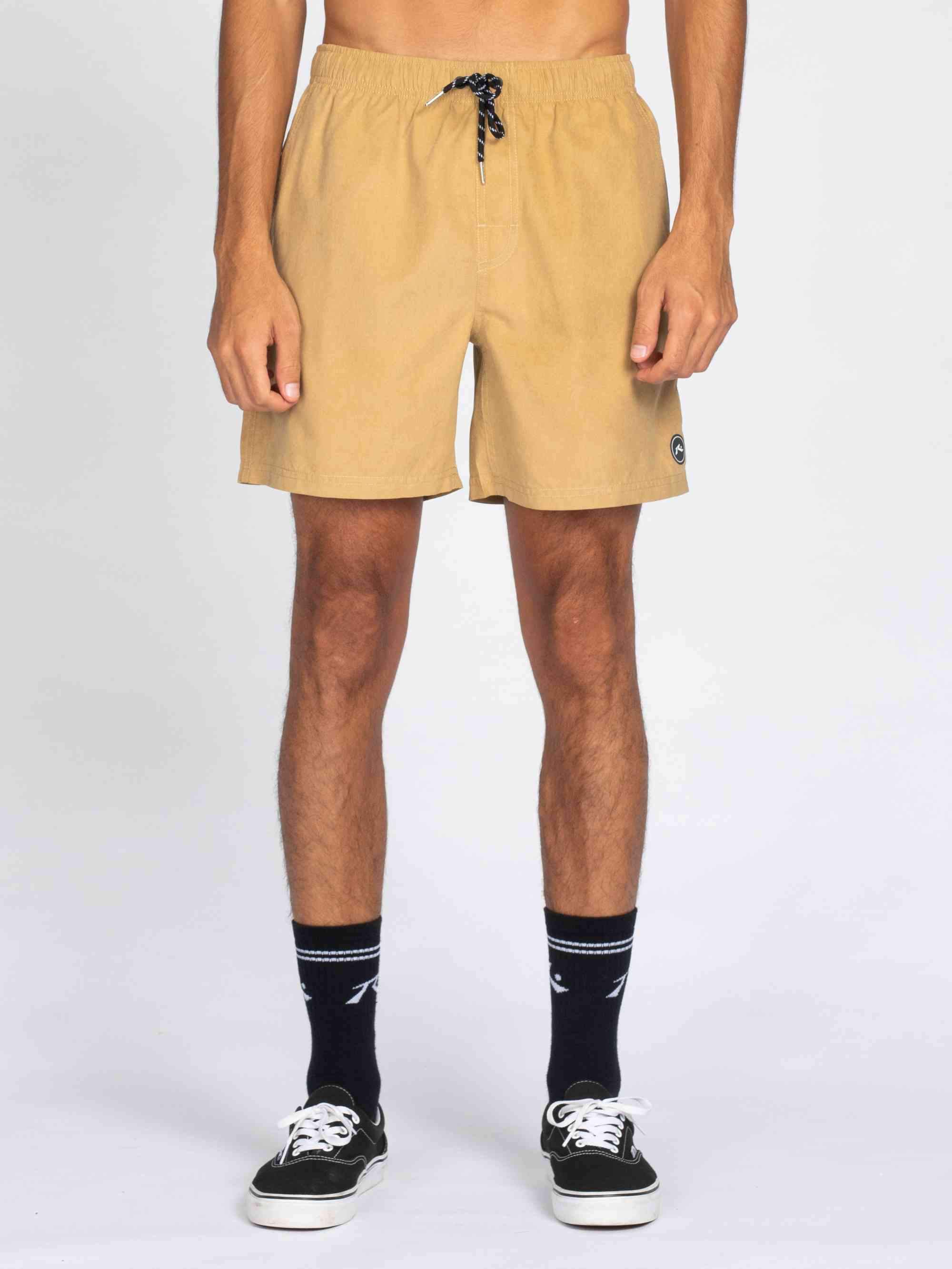 Rusty Dynamic Elastic Boardshort - Camel Rusty Australia, 32 / Camel