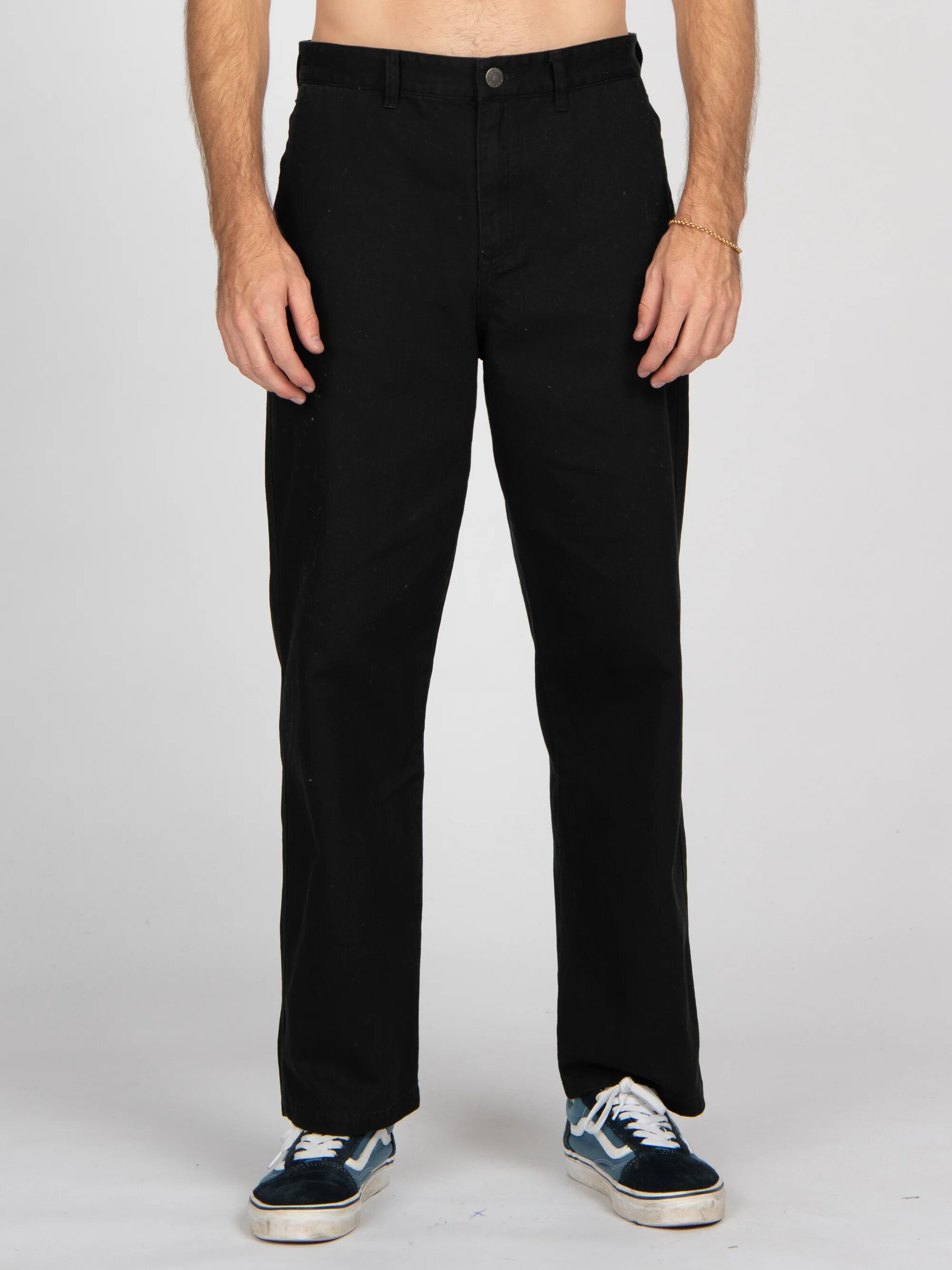 Rusty Yakka Chino Pant - Black Rusty Australia, 31 / Black