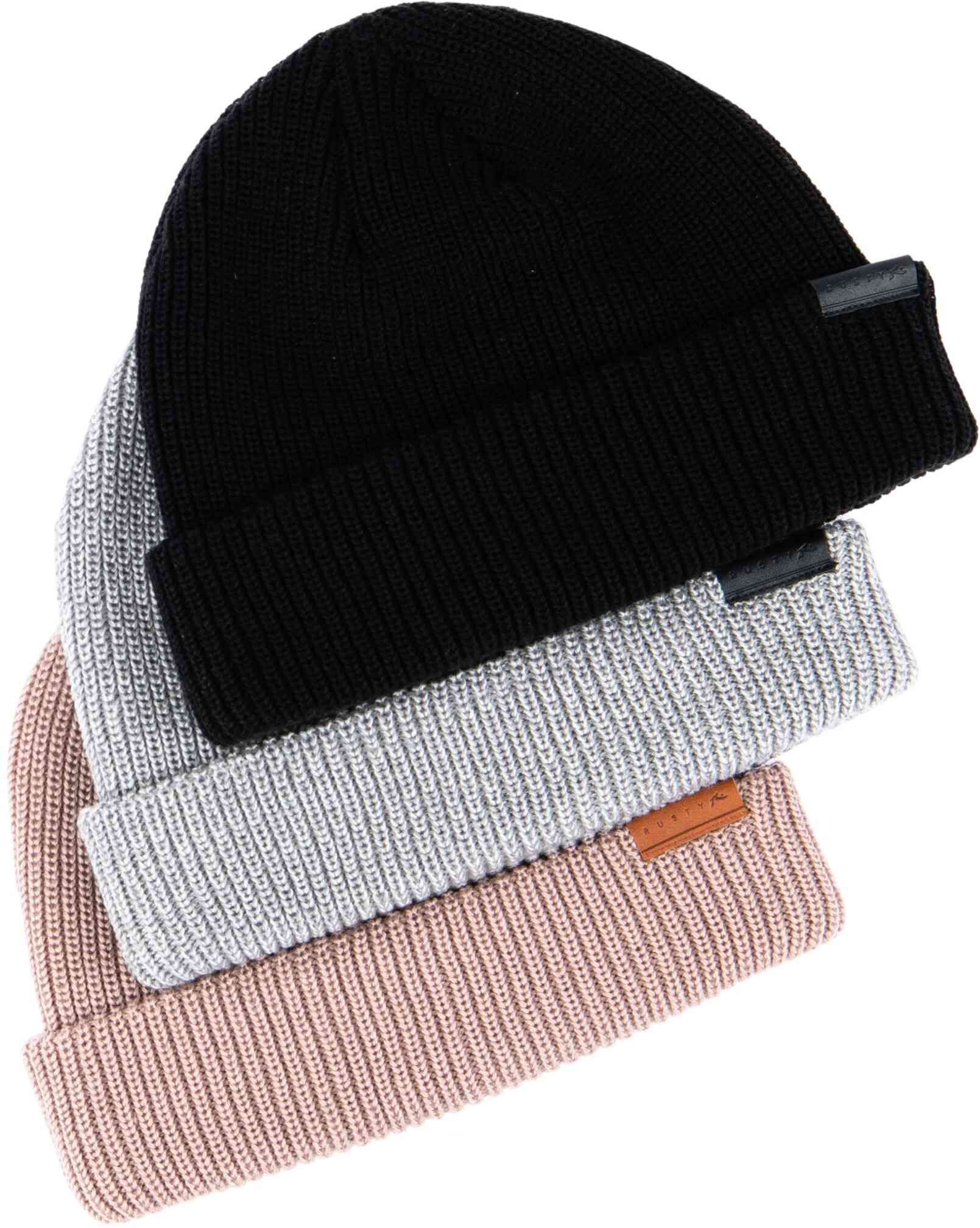 Rusty Trinity 3-Pack Beanie - Multi Rusty Australia