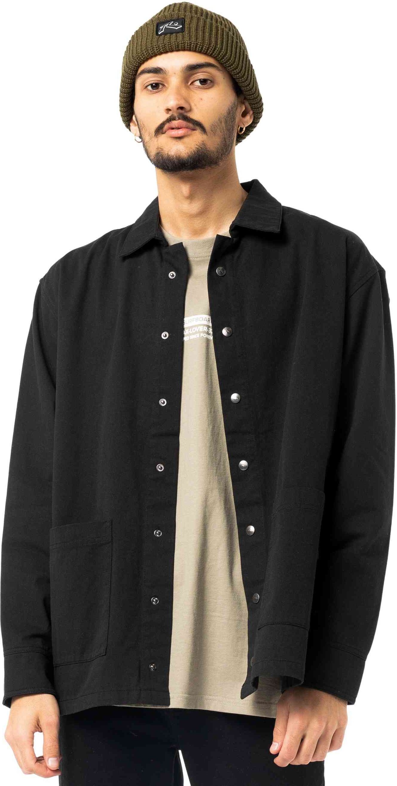 Rusty Manila Chore Jacket - Black Rusty Australia, XXL / Black