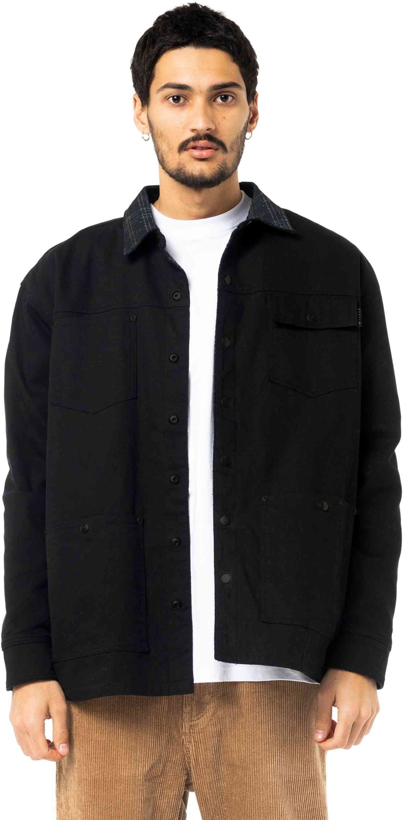 Rusty Twisted Reversible Jacket - Black Rusty Australia, S / Black