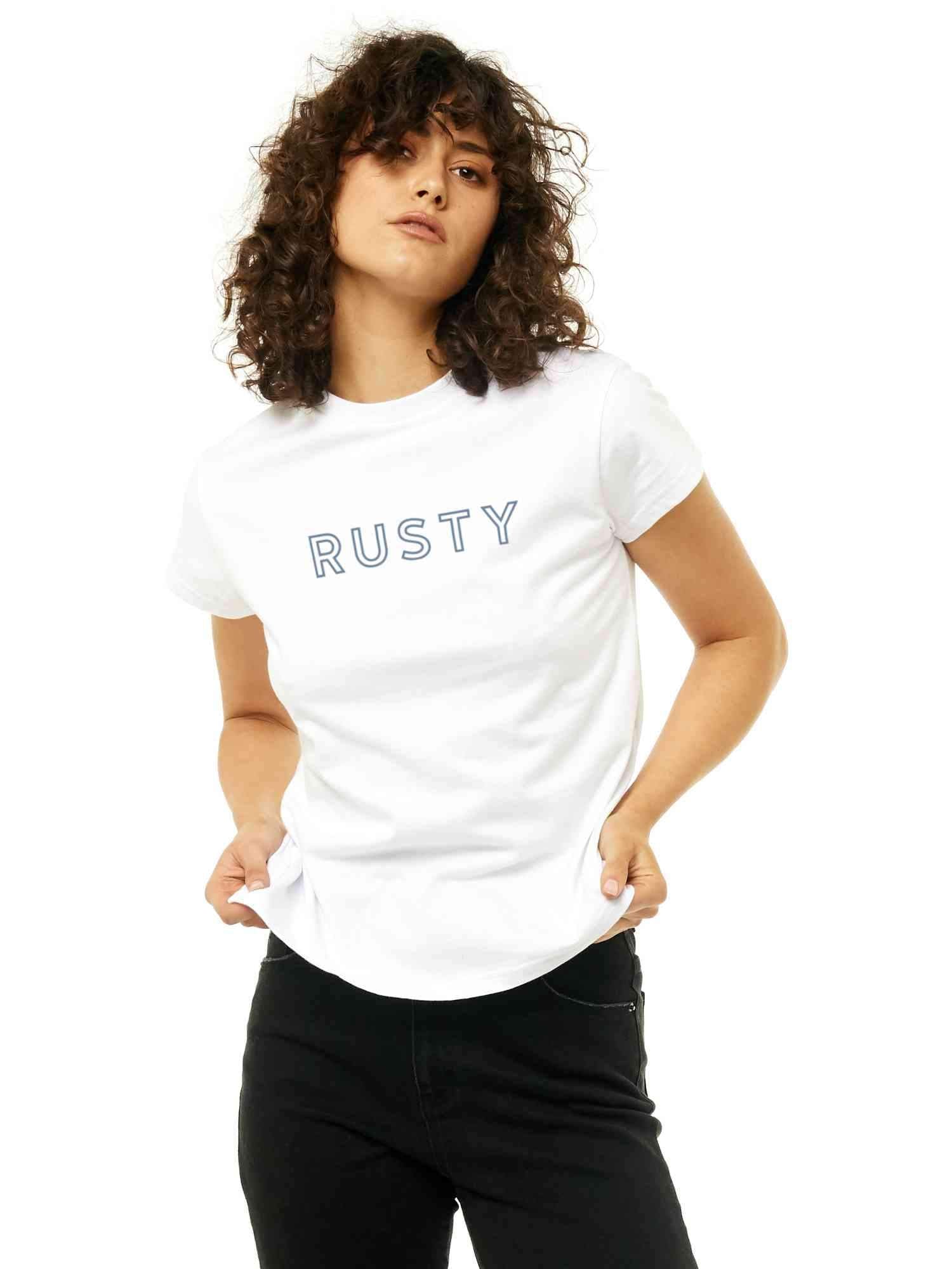 Rusty Must Essentials Tee - White Rusty Australia, 10 / White