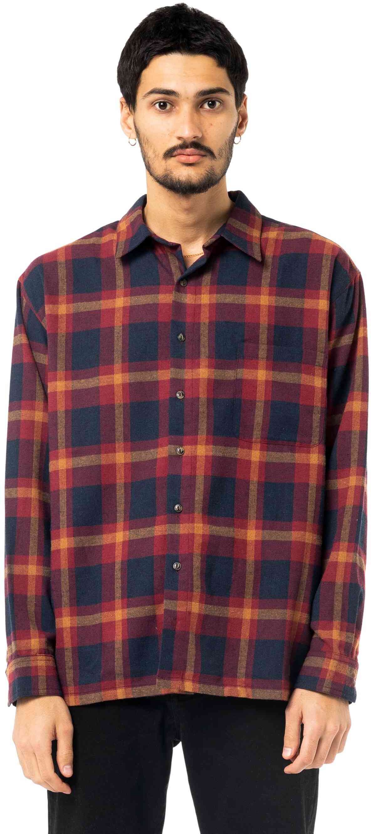 Rusty Thief Long Sleeve Shirt - Bruise Rusty Australia, M / Bruise