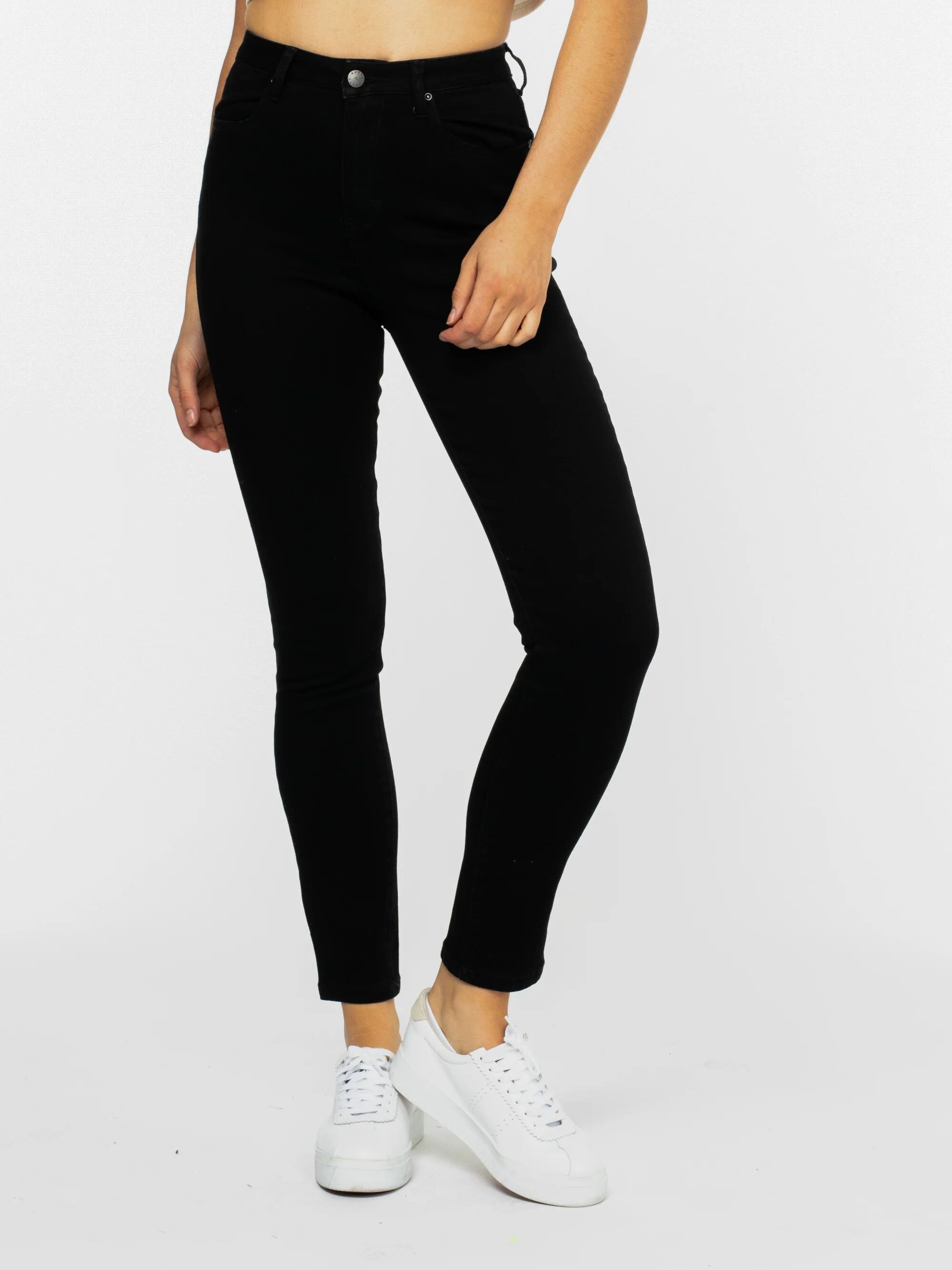 Rusty Eva High Skinny Jean - Blk - Black Rusty Australia, 10 / Black