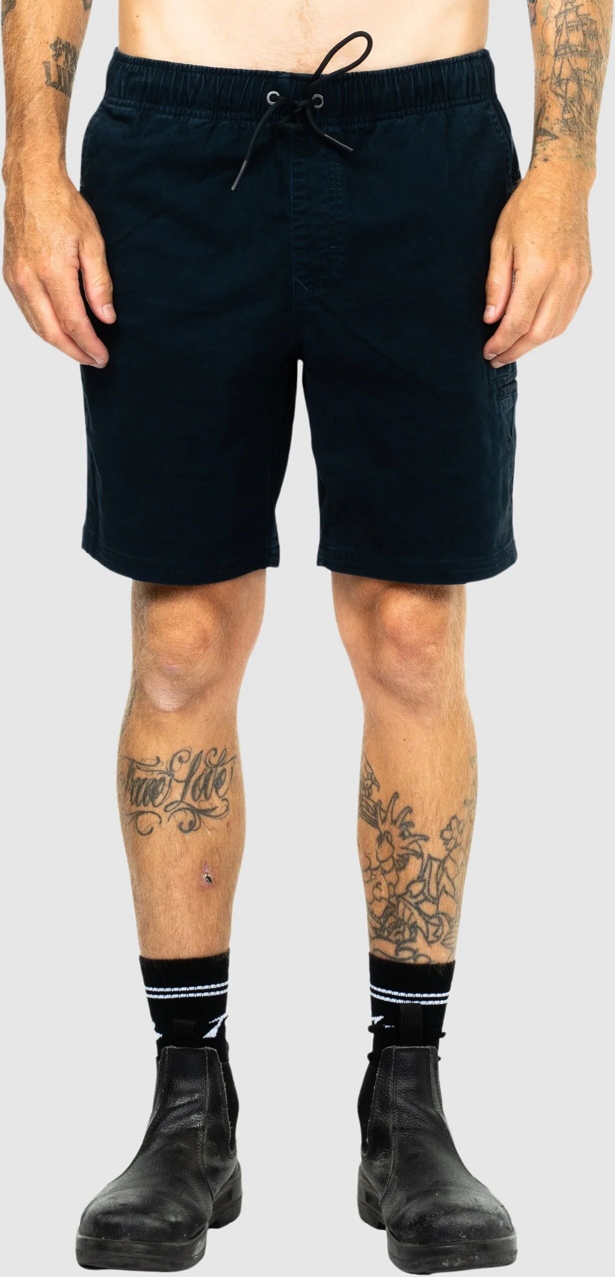 Rusty Heavy Lifter 18 Elastic Short - Navy Blue Rusty Australia, 36 / Navy Blue